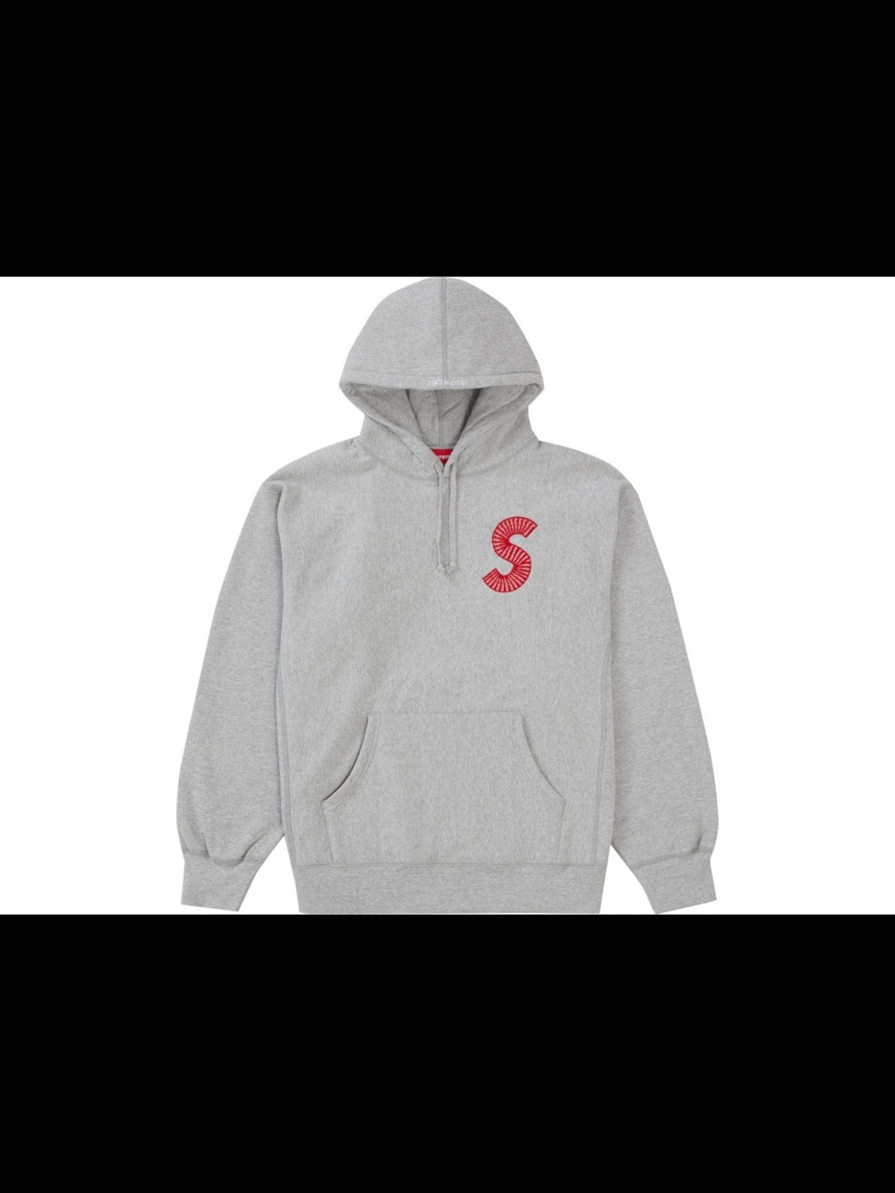 SUPREME Men's Spring/Summer 2020 (SS20) S Logo Hoodie in Heather. Size L